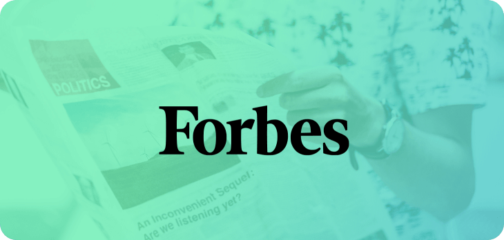 Logo de Forbes en degradé
